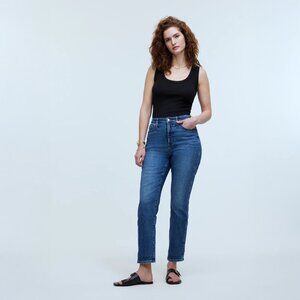 Madewell Curvy Stovepipe Jeans in Heatheridge Wash - sz 25
